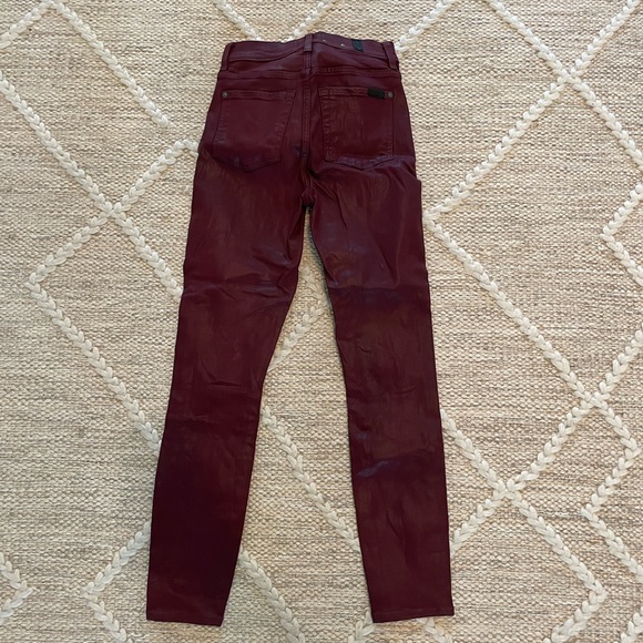 7 For All Mankind Coated Denim Jeans - Picture 4 of 5